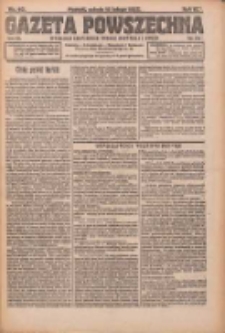 Gazeta Powszechna 1922.02.18 R.3 Nr40