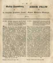 Gesetz-Sammlung f&uuml;r die K&ouml;niglichen Preussischen Staaten. 1848.01.18 No2