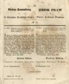 Gesetz-Sammlung für die Königlichen Preussischen Staaten. 1848.05.08 No21