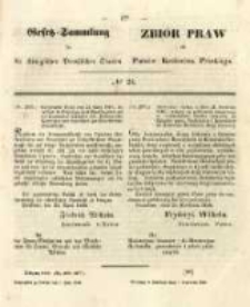 Gesetz-Sammlung f&uuml;r die K&ouml;niglichen Preussischen Staaten. 1848.06.07 No24