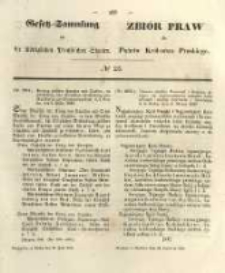 Gesetz-Sammlung f&uuml;r die K&ouml;niglichen Preussischen Staaten. 1848.06.23 No25