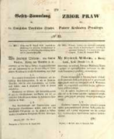 Gesetz-Sammlung f&uuml;r die K&ouml;niglichen Preussischen Staaten. 1848.08.14 No33