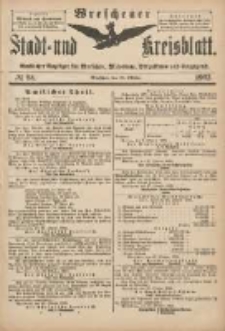 Wreschener Stadt und Kreisblatt: amtlicher Anzeiger f&uuml;r Wreschen, Miloslaw, Strzalkowo und Umgegend 1902.10.29 Nr88