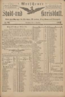 Wreschener Stadt und Kreisblatt: amtlicher Anzeiger f&uuml;r Wreschen, Miloslaw, Strzalkowo und Umgegend 1902.12.06 Nr99