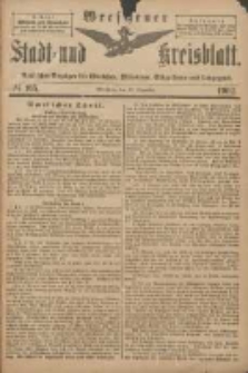 Wreschener Stadt und Kreisblatt: amtlicher Anzeiger f&uuml;r Wreschen, Miloslaw, Strzalkowo und Umgegend 1902.12.30 Nr105