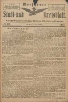 Wreschener Stadt und Kreisblatt: amtlicher Anzeiger für Wreschen, Miloslaw, Strzalkowo und Umgegend 1902.12.30 Nr105