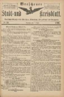 Wreschener Stadt und Kreisblatt: amtlicher Anzeiger für Wreschen, Miloslaw, Strzalkowo und Umgegend 1902.04.12 Nr30