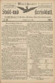 Wreschener Stadt und Kreisblatt: amtlicher Anzeiger f&uuml;r Wreschen, Miloslaw, Strzalkowo und Umgegend 1902.05.14 Nr39