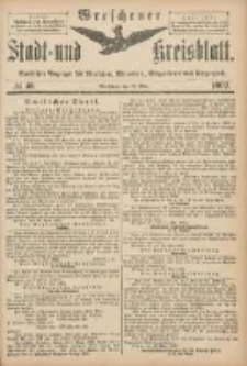 Wreschener Stadt und Kreisblatt: amtlicher Anzeiger für Wreschen, Miloslaw, Strzalkowo und Umgegend 1902.05.17 Nr40