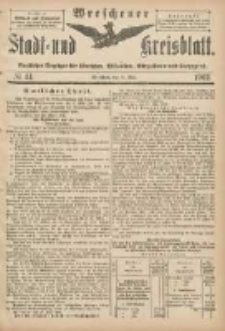Wreschener Stadt und Kreisblatt: amtlicher Anzeiger f&uuml;r Wreschen, Miloslaw, Strzalkowo und Umgegend 1902.05.31 Nr44