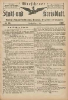 Wreschener Stadt und Kreisblatt: amtlicher Anzeiger f&uuml;r Wreschen, Miloslaw, Strzalkowo und Umgegend 1902.06.07 Nr46