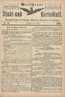 Wreschener Stadt und Kreisblatt: amtlicher Anzeiger f&uuml;r Wreschen, Miloslaw, Strzalkowo und Umgegend 1902.06.14 Nr48