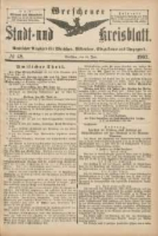 Wreschener Stadt und Kreisblatt: amtlicher Anzeiger für Wreschen, Miloslaw, Strzalkowo und Umgegend 1902.06.14 Nr48