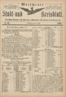 Wreschener Stadt und Kreisblatt: amtlicher Anzeiger f&uuml;r Wreschen, Miloslaw, Strzalkowo und Umgegend 1902.06.28 Nr53