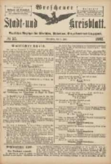 Wreschener Stadt und Kreisblatt: amtlicher Anzeiger f&uuml;r Wreschen, Miloslaw, Strzalkowo und Umgegend 1902.07.05 Nr55