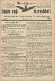Wreschener Stadt und Kreisblatt: amtlicher Anzeiger für Wreschen, Miloslaw, Strzalkowo und Umgegend 1902.07.09 Nr56