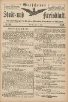 Wreschener Stadt und Kreisblatt: amtlicher Anzeiger f&uuml;r Wreschen, Miloslaw, Strzalkowo und Umgegend 1902.07.16 Nr58