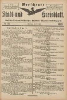 Wreschener Stadt und Kreisblatt: amtlicher Anzeiger f&uuml;r Wreschen, Miloslaw, Strzalkowo und Umgegend 1902.07.19 Nr59