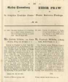 Gesetz-Sammlung f&uuml;r die K&ouml;niglichen Preussischen Staaten. 1848.10.12 No45