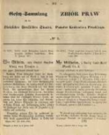 Gesetz-Sammlung f&uuml;r die K&ouml;niglichen Preussischen Staaten. 1867.02.04 No9