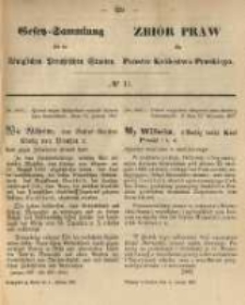 Gesetz-Sammlung für die Königlichen Preussischen Staaten. 1867.02.11 No11