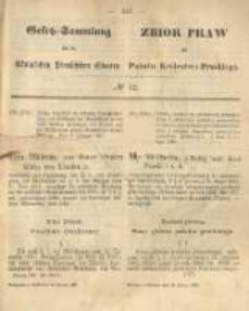 Gesetz-Sammlung f&uuml;r die K&ouml;niglichen Preussischen Staaten. 1867.02.14 No12