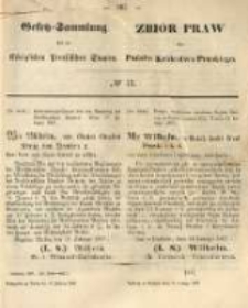 Gesetz-Sammlung f&uuml;r die K&ouml;niglichen Preussischen Staaten. 1867.02.15 No13