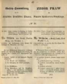 Gesetz-Sammlung für die Königlichen Preussischen Staaten. 1867.03.09 No19
