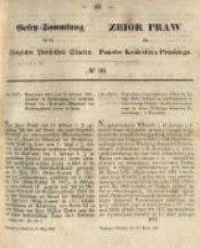 Gesetz-Sammlung f&uuml;r die K&ouml;niglichen Preussischen Staaten. 1867.03.13 No20