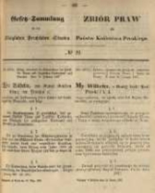 Gesetz-Sammlung f&uuml;r die K&ouml;niglichen Preussischen Staaten. 1867.03.19 No22