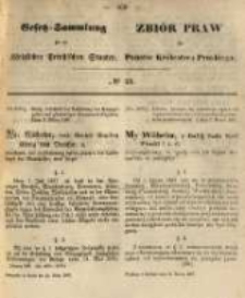 Gesetz-Sammlung f&uuml;r die K&ouml;niglichen Preussischen Staaten. 1867.03.23 No23