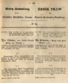 Gesetz-Sammlung f&uuml;r die K&ouml;niglichen Preussischen Staaten. 1867.04.03 No25