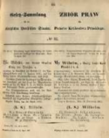 Gesetz-Sammlung f&uuml;r die K&ouml;niglichen Preussischen Staaten. 1867.04.20 No32