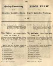 Gesetz-Sammlung f&uuml;r die K&ouml;niglichen Preussischen Staaten. 1867.05.03 No36