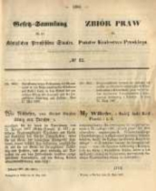 Gesetz-Sammlung f&uuml;r die K&ouml;niglichen Preussischen Staaten. 1867.05.23 No42