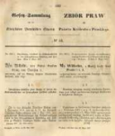 Gesetz-Sammlung f&uuml;r die K&ouml;niglichen Preussischen Staaten. 1867.05.26 No44
