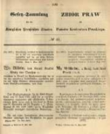 Gesetz-Sammlung für die Königlichen Preussischen Staaten. 1867.05.31 No46