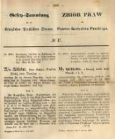 Gesetz-Sammlung f&uuml;r die K&ouml;niglichen Preussischen Staaten. 1867.06.01 No47