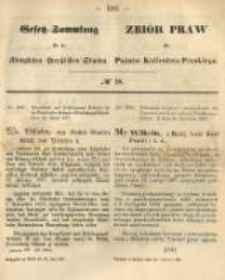 Gesetz-Sammlung f&uuml;r die K&ouml;niglichen Preussischen Staaten. 1867.06.29 No58