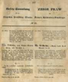 Gesetz-Sammlung f&uuml;r die K&ouml;niglichen Preussischen Staaten. 1867.07.15 No62
