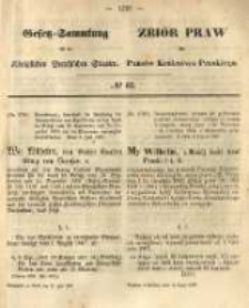 Gesetz-Sammlung f&uuml;r die K&ouml;niglichen Preussischen Staaten. 1867.07.11 No63