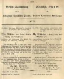 Gesetz-Sammlung für die Königlichen Preussischen Staaten. 1867.08.17 No76