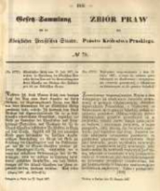 Gesetz-Sammlung für die Königlichen Preussischen Staaten. 1867.08.22 No79