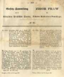 Gesetz-Sammlung f&uuml;r die K&ouml;niglichen Preussischen Staaten. 1867.08.22 No80