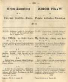 Gesetz-Sammlung f&uuml;r die K&ouml;niglichen Preussischen Staaten. 1867.09.14 No91