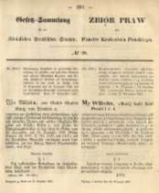Gesetz-Sammlung f&uuml;r die K&ouml;niglichen Preussischen Staaten. 1867.09.24 No98