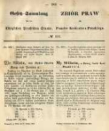 Gesetz-Sammlung f&uuml;r die K&ouml;niglichen Preussischen Staaten. 1867.10.12 No111