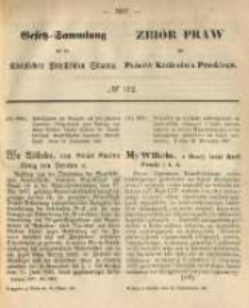 Gesetz-Sammlung für die Königlichen Preussischen Staaten. 1867.10.16 No112