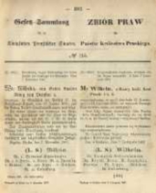 Gesetz-Sammlung für die Königlichen Preussischen Staaten. 1867.11.09 No115
