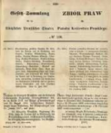 Gesetz-Sammlung f&uuml;r die K&ouml;niglichen Preussischen Staaten. 1867.11.15 No116